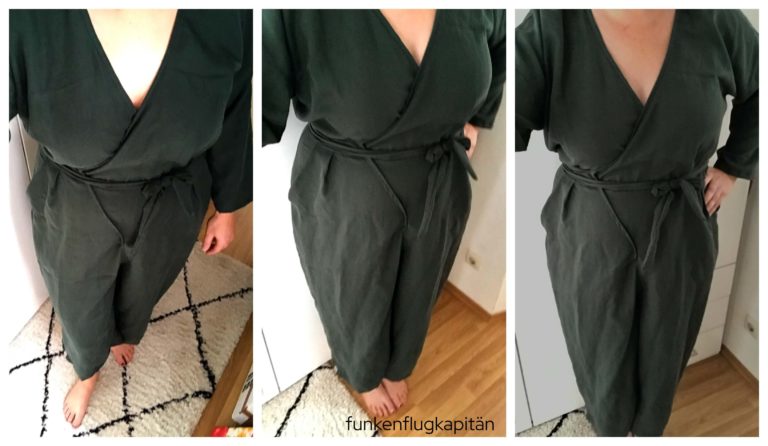 Zadie Jumpsuit Papertheorie Viskoseleinen grün