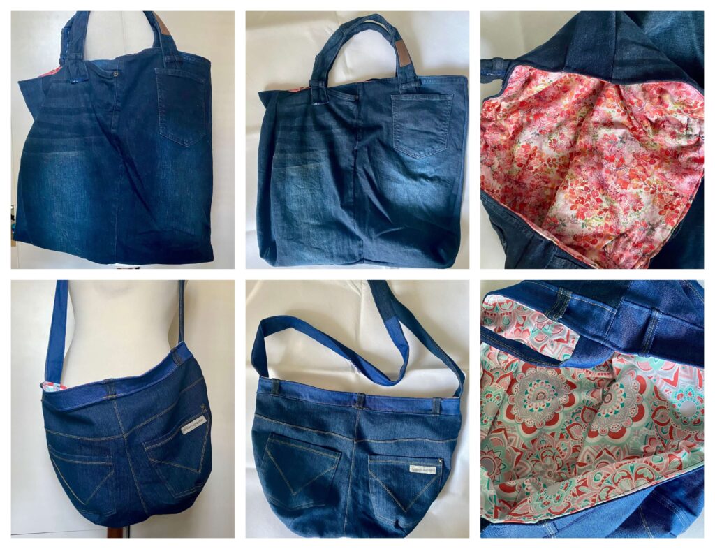 Taschen aus Jeansstoff