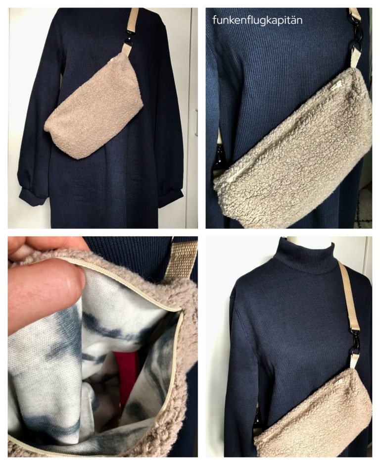 mach dein ding Hip Bag beige Teddyfell
