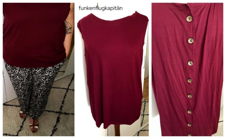 weite Hose die Komplizin Viskose bonnie woven Top Style Arc Viskosejersey
